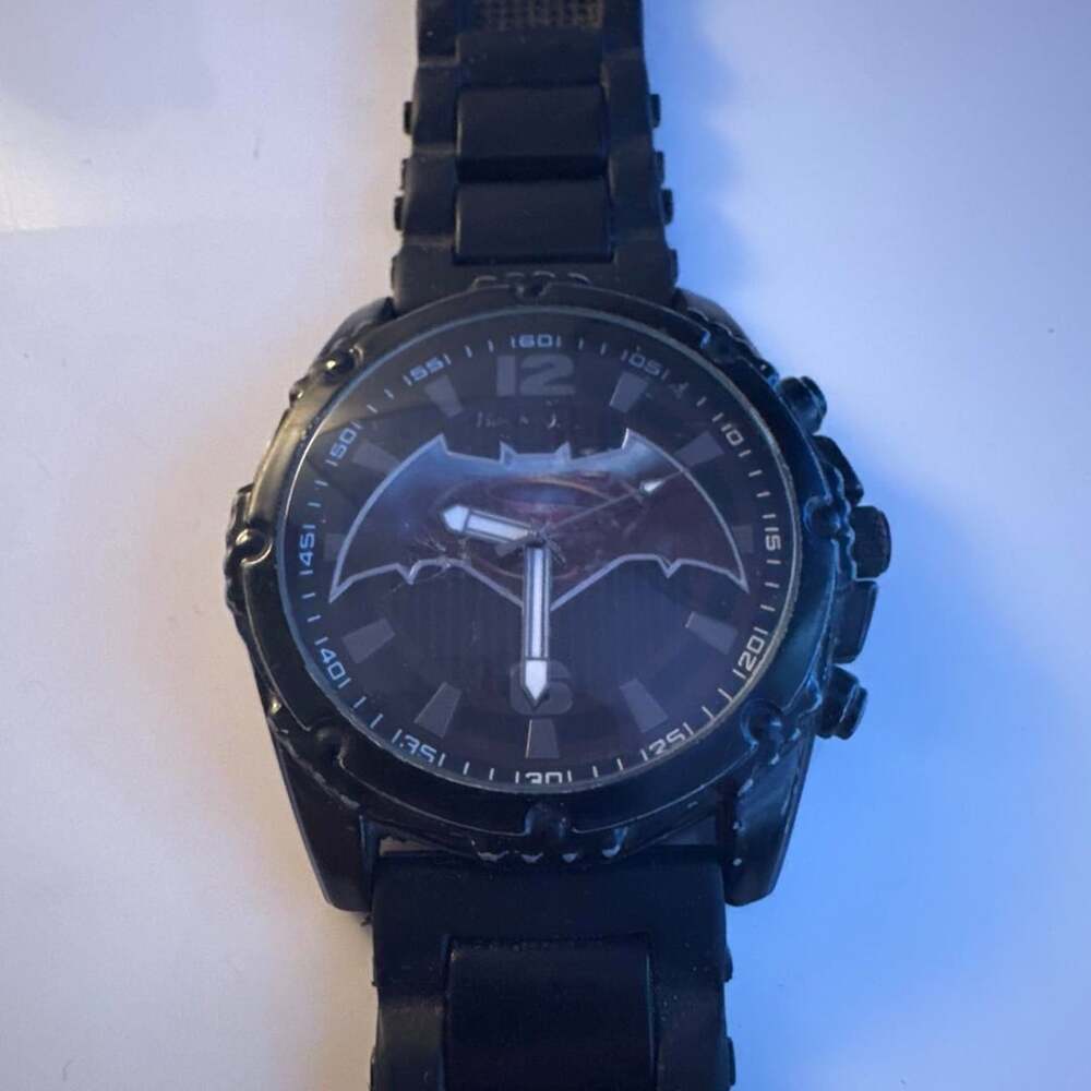 Accutime Batman v Superman Watch BVS9013WM Black